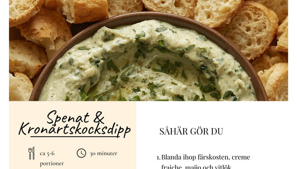 Farmhouse Spenat & Kronärtskocksdipp